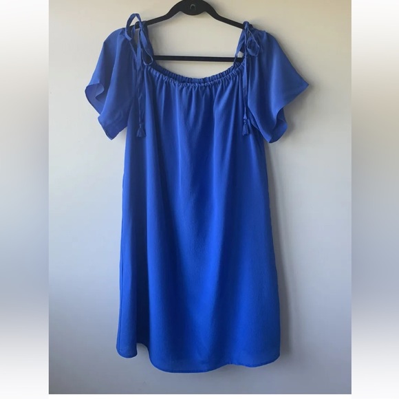 MADEWELL SILK COLD SHOULDER DRESS - Picture 5 of 10